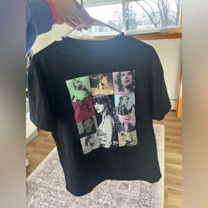 Taylor Swift The Eras Tour T Shirt in Black Official Merch Size Small